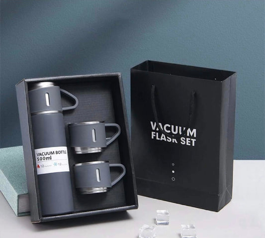 3 cup double wall stainless steel vacuum thermos 500ml