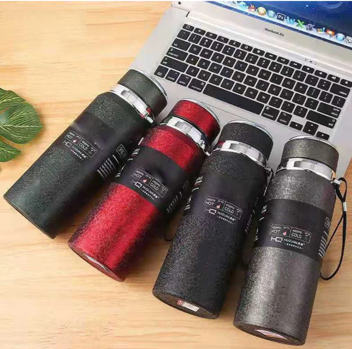 High Capacity Business Thermos Mug Stainless Steel  Insulated Water Bottle Vacuum Flask for Office Tea