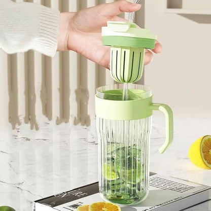 550ml Stripe Water Jar With Tea Infuser