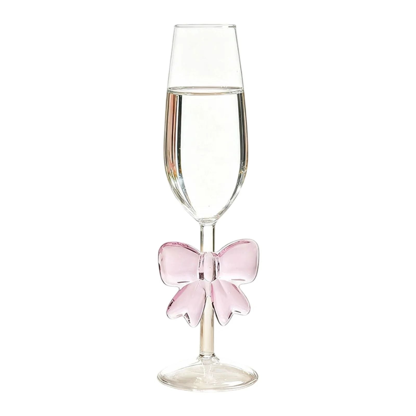 Glass Cup With 3D Bow Style 300ml