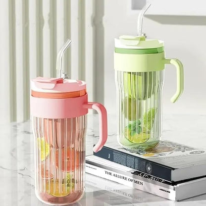 550ml Stripe Water Jar With Tea Infuser