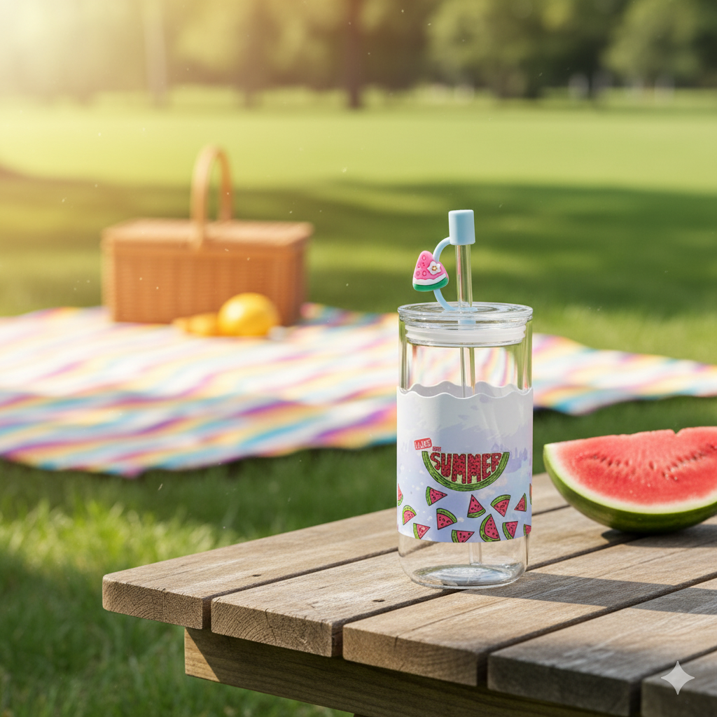 Fruits Addition Glass Sippers| 450ml