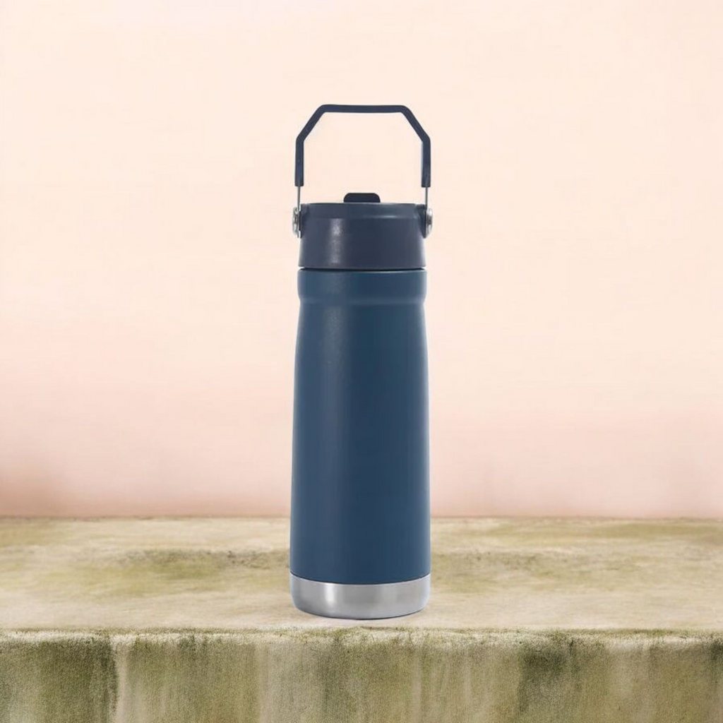 Flip Straw Vacuum Flask Tumblers