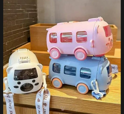 Cute Bus Toy Sipper
