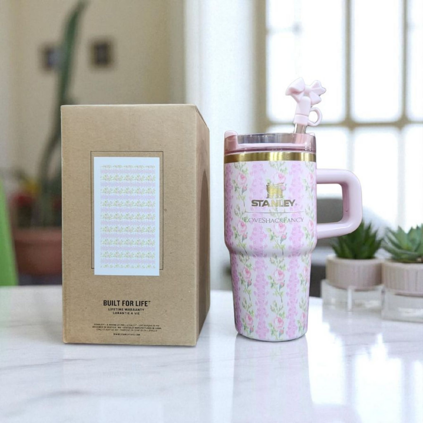 Love Shack Fancy X Stanley Quencher Tumblers| 20oz (dupe)