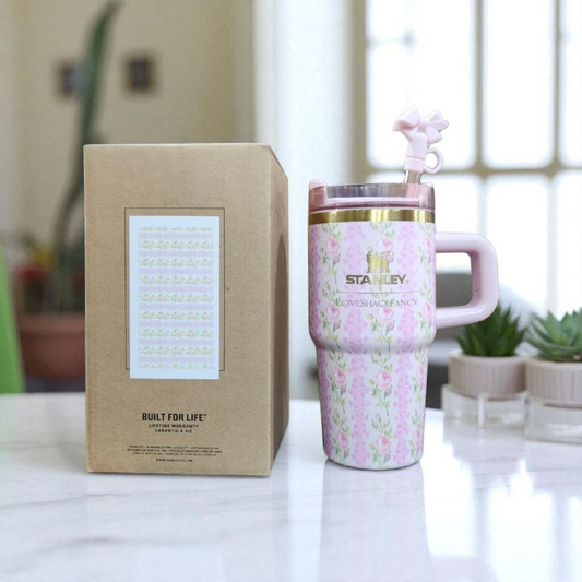 Love Shack Fancy X Stanley Quencher Tumblers| 20oz (dupe)