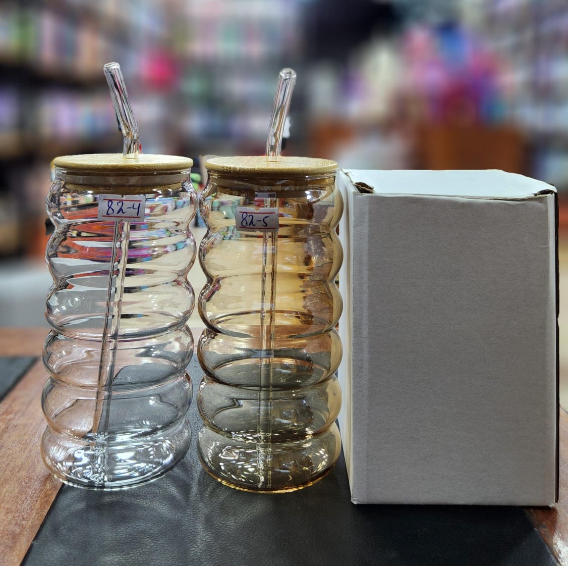 Ripple Glass Sippers 500ml