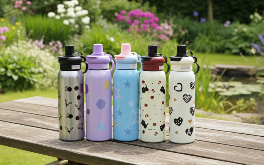 Trendy 600ml Vacuum Flasks | Stainless Steel & Leak-Proof