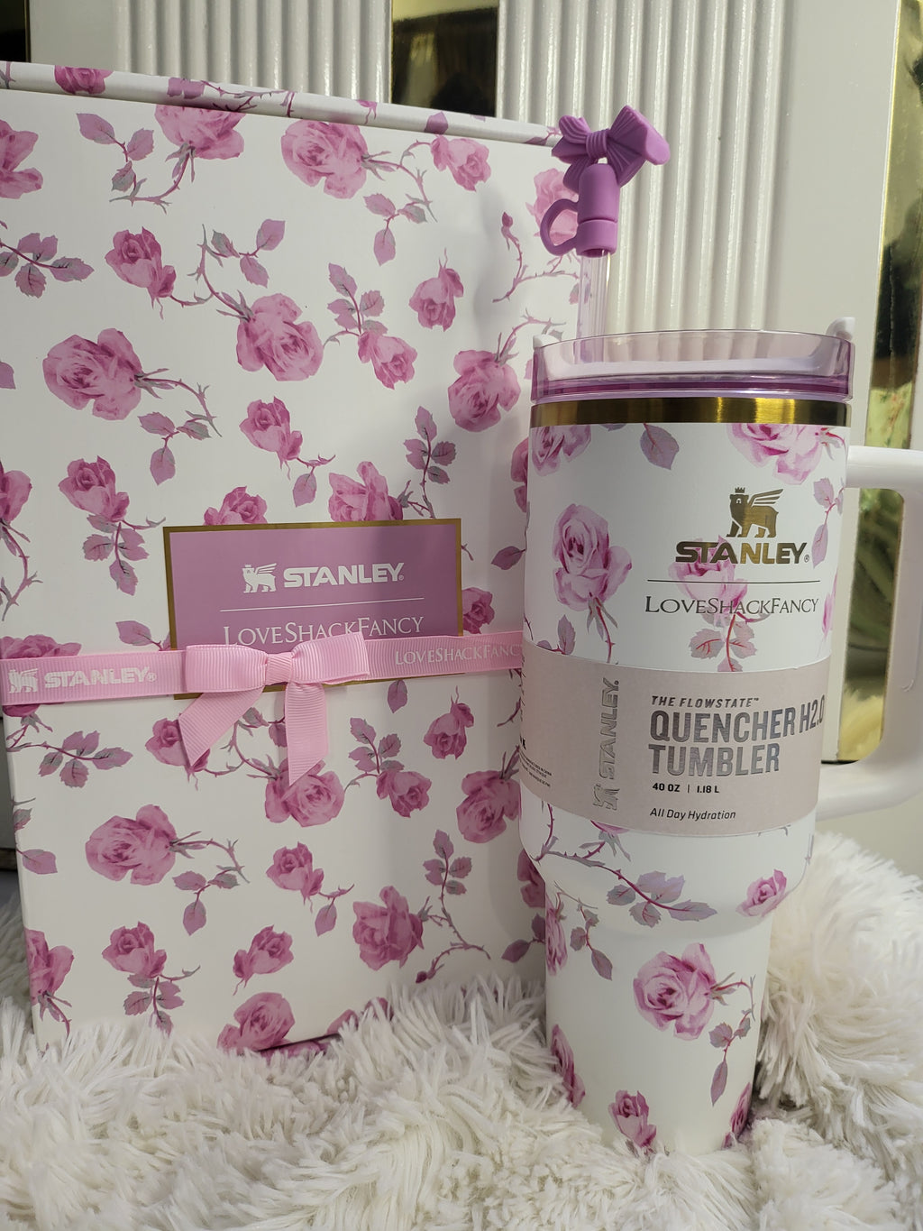 Love Shack Fancy X Stanley 40oz Quencher H2.0 Tumbler