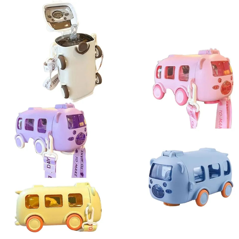 Cute Bus Toy Sipper