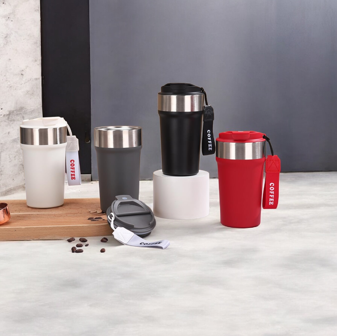 Premium Stainless Steel Coffee Mugs