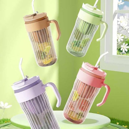 550ml Stripe Water Jar With Tea Infuser