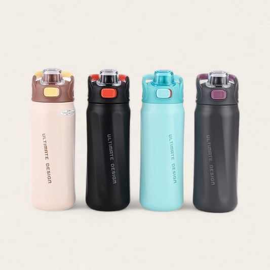 Stainless steel vacuum-insulated flasks