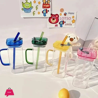 Plain Glass Sippers With Air Tight Lids